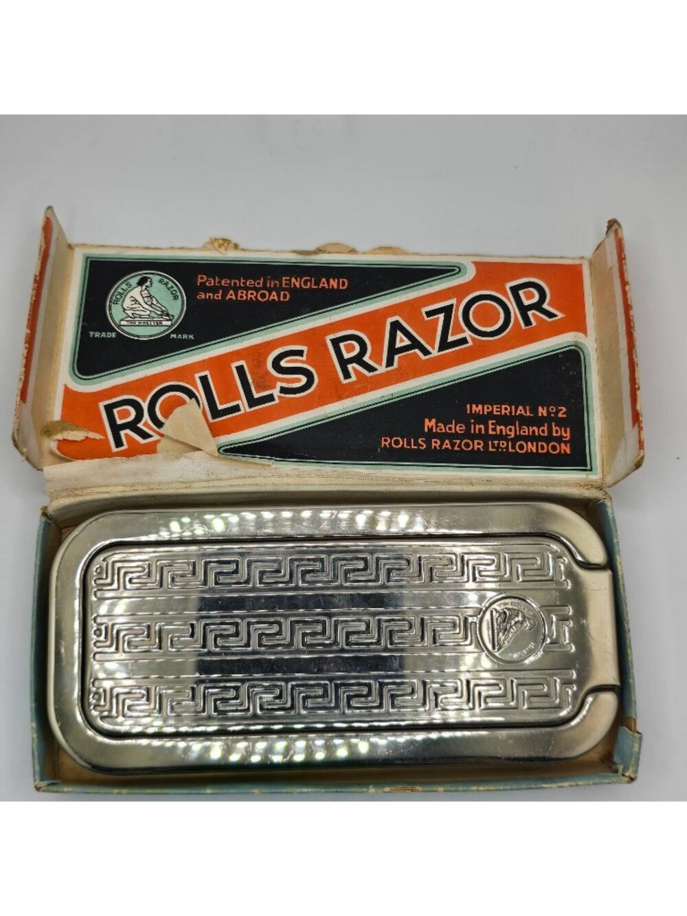 Vintage Rolls Razor Imperial No 2 Safety Razor Box Best Sheffield Steel England